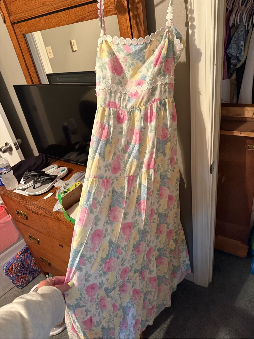 Altard state floral maxi dress